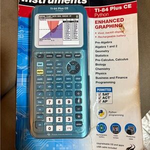 Texas Instruments Graphing Calculator Packaging